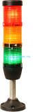 IK53L024XM03, Светосигнальная колонна, d-50 мм, 24В, светодиод LED; красная, жёлтая, зелёная линзы