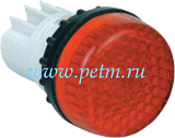 S222K, Светосигнальная арматура красная, установочный диаметр 22 мм (лампа 220В)