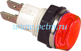 S140К, Светосигнальная арматура красная, установочный диаметр 14мм (неоновая лампа 220В)