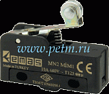 MN2MiM1 Мини-выключатель с стальным роликом на коротком рычажке