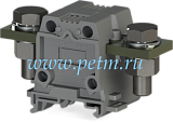 304300, AVK95 B, Силовой клеммник на DIN-рейку 95 мм.кв., болт., (серый) (4шт в упаковке)