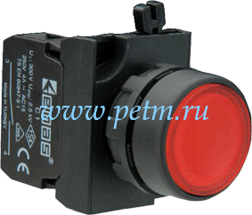 CP200DK, Кнопка IP65 (красная) d=22мм